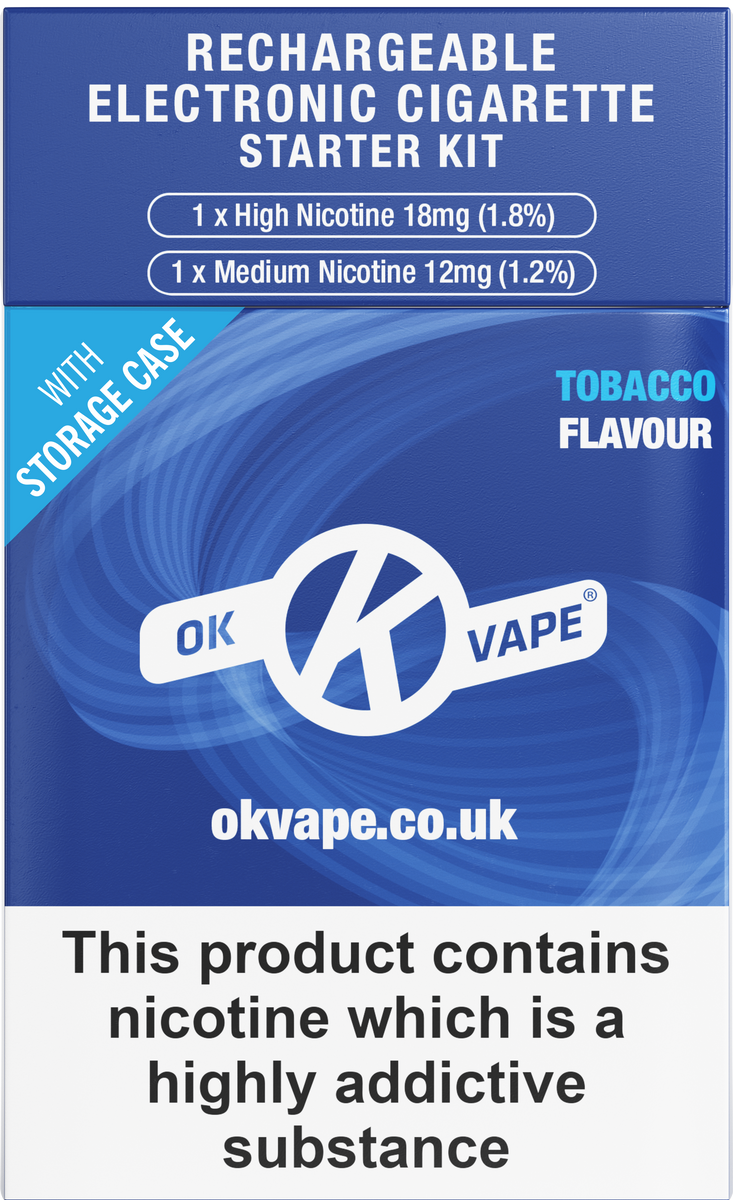 OK Vape Cigalike Starter Kit TEN MOTIVES COMPATIBLE vape2stop OK Vape Cigalike Starter Kit TEN MOTIVES COMPATIBLE vape2stop