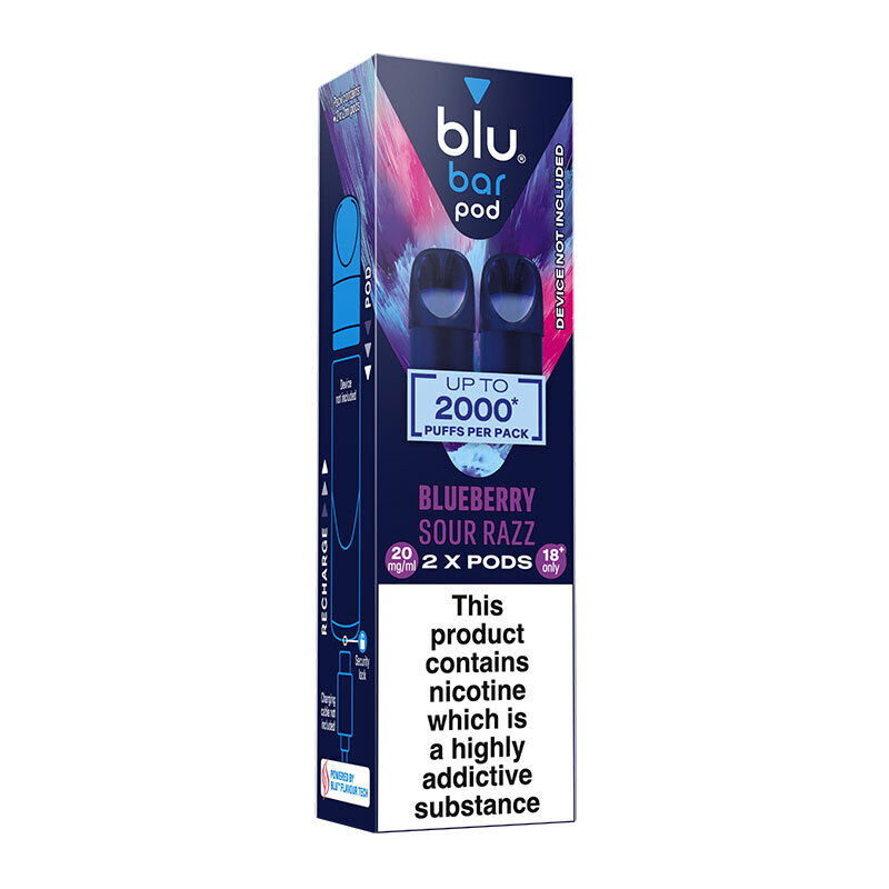 Blu Bar Pods x 5 Packs (10 Pods) Blu Bar Pods x 5 Packs (10 Pods)