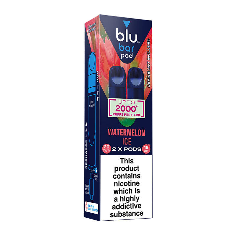 Blu Bar Pods x 5 Packs (10 Pods) vape2stop Blu Bar Pods x 5 Packs (10 Pods) vape2stop