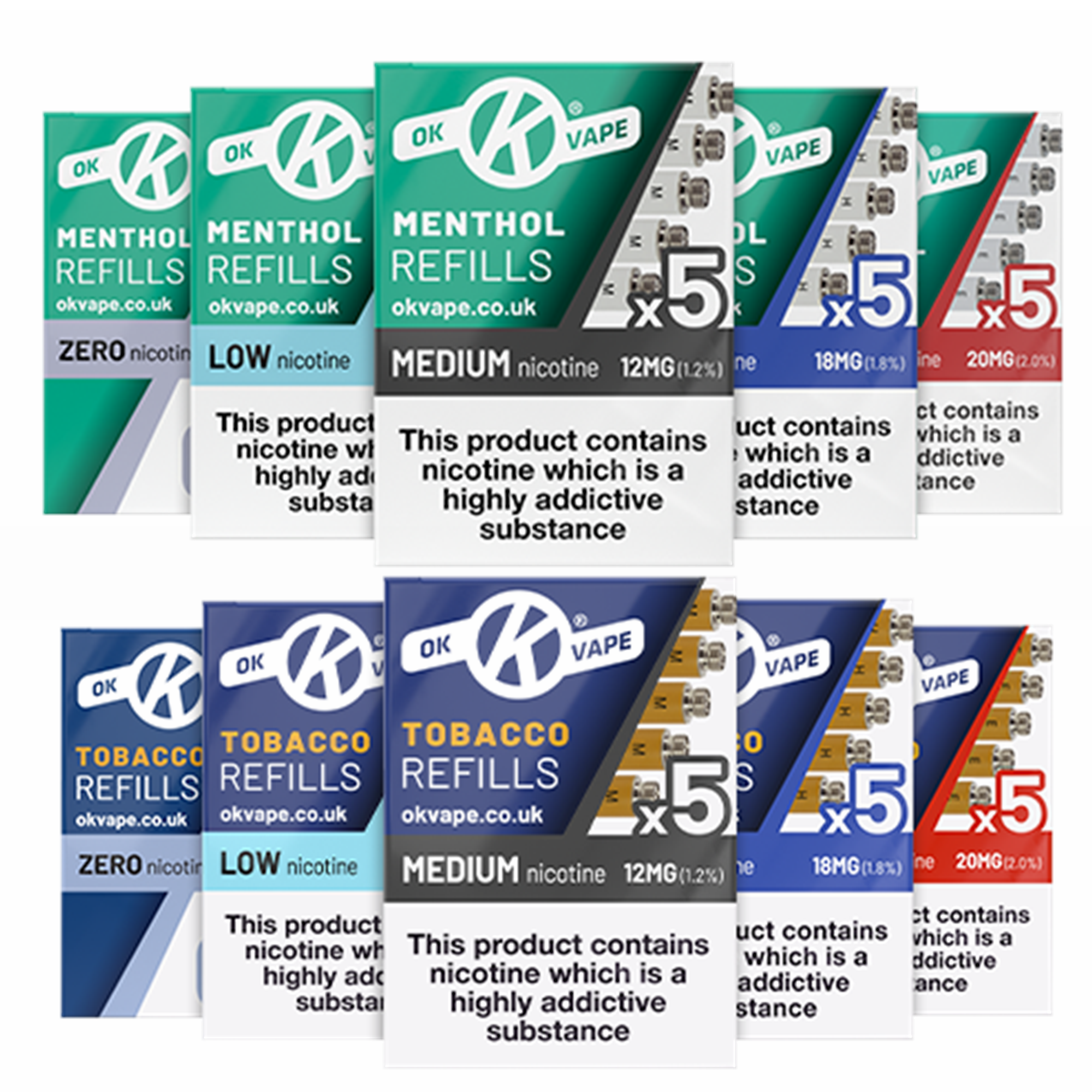 refills for vapes Vape Refills from £2.99 main image 1